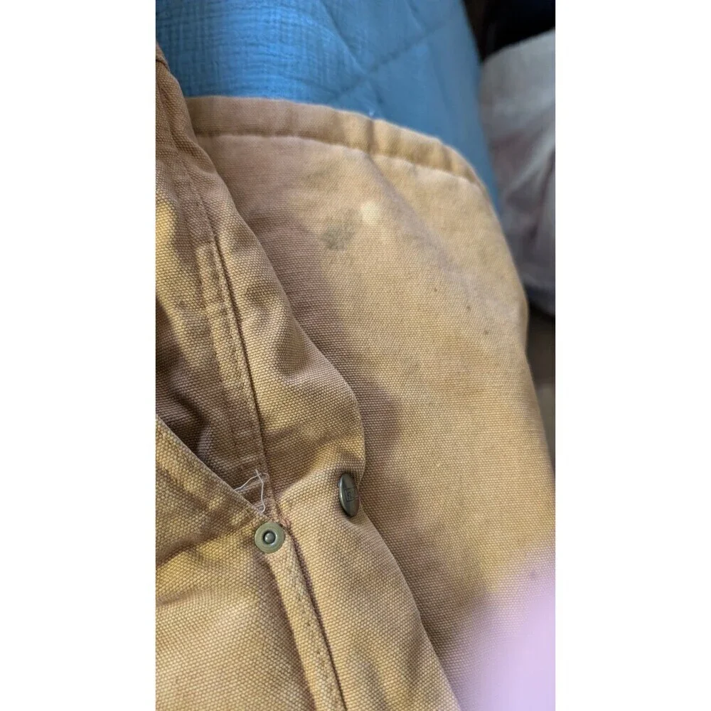 Vintage Walls Blizzard-Pruf Insulated Bib Overalls Men’s Large Workwear Brown